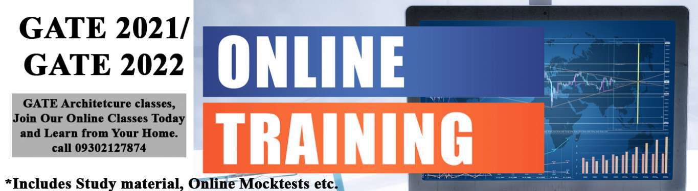 GATE 2021 and GATE 2022 Architecture Online coaching